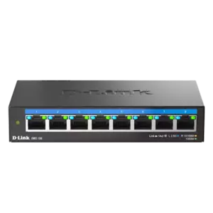 Switch D-Link DMS-108 fara management fara PoE 8x2500Mbps-RJ45 imagine