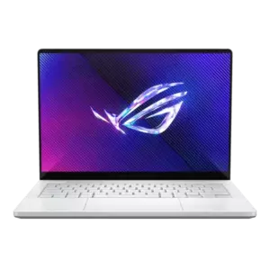 Notebook Asus ROG Zephyrus GA403UI 14" 3K OLED 120Hz AMD Ryzen 9 8945HS RTX 4070-8GB RAM 32GB SSD 1TB No OS White imagine