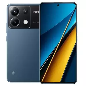 Telefon Mobil Xiaomi Poco X6 256GB Flash 8GB RAM Dual SIM 5G Blue imagine