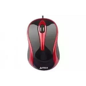 Mouse A4Tech N-350-2 USB Negru+Rosu imagine