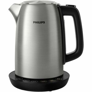 Fierbator Philips HD9359/90, 2200 W, 1.7 L, control temperatura, Negru imagine