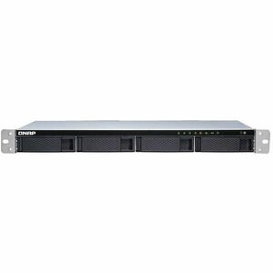 NAS 1U, 4-Bay, Quad-core 1.7 GHz short-depth rackmount NAS with 100W power supply, 2GB DDR3 imagine