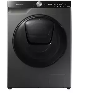 Masina de spalat rufe cu uscator Samsung WD90T754DBX/S7, Spalare 9 kg, Uscare 6 kg, 1400 RPM, Clasa E, QuickDrive, AI Control, Add Wash, Super Speed 39, Steam, Motor Digital Inverter, Wifi imagine