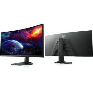 Monitor LED DELL Gaming S3422DWG Curbat 34 inch 1 ms Negru HDR FreeSync Premium Pro imagine