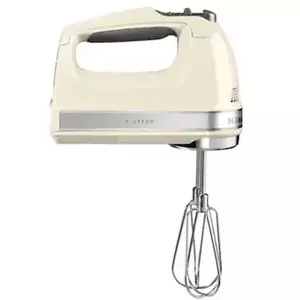 Mixer de mana cu 9 viteze, 85W, Almond Cream - KitchenAid imagine