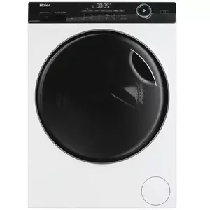 Masina de spalat Haier HW80-B14959U1-S, Motor Direct Motion, 8kg, clasa A (spalare), 1400 RPM, Steam, WIFI+BLU, ABT, Drum light, Dual Spray, i-Time, 11 progr, alba-usa neagra imagine