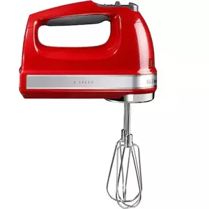 Mixer de mana KitchenAid 5KHM9212EER, 85 W, 1300rpm, 9 viteze, Rosu imagine