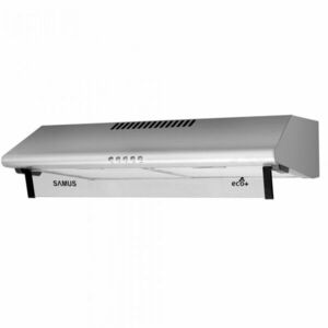 Hota Samus SM62S ECO+, 60 cm, 2 motoare, Putere absorbtie 380.8 m³/h, 3 viteze, Filtru metalic, Tehnologie ECO+, Inox imagine