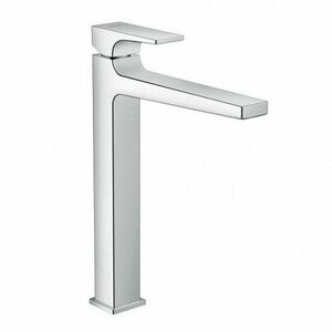 Baterie de lavoar monocomanda 260, inalta, cu ventil push-open, crom, Hansgrohe Metropol imagine