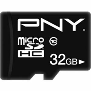 Memory Card microSDHC PNY Performance Plus 32GB, Class 10 + Adaptor SD imagine