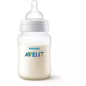 Biberon anti-colici Philips Avent SCY103/01, 260ml, Tetina cu debit 2, +1 luni, fara BPA imagine