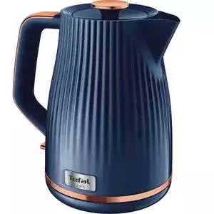 Fierbator Tefal Loft KO251430, 2400W, capacitate 1.7L, capac detasabil, filtru anticalcar, baza rotativa, indicator pentru nivelul apei, albastru imagine