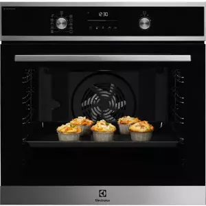 Cuptor incorporabil Electrolux EOD6C77WX, Electric, 72 l, Autocuratare catalitica, SteamBake, Wi-fi, Grill, Clasa A+, Inox/negru imagine