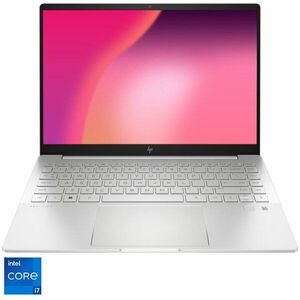 Laptop HP Pavilion Plus 14-eh1105nq cu procesor Intel® Core™ i7-1355U pana la 5.0 GHz, 14, 2.8K, OLED, 16GB DDR4, 1TB SSD, NVIDIA® GeForce RTX™ 2050 4GB, Free DOS, Natural Silver imagine