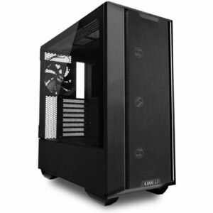 Carcasa LANCOOL III, Tempered Glass, Mid-Tower, fara sursa, Black imagine