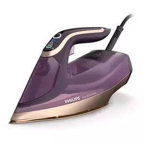 Fier de Calcat Philips Azur 8000 DST8040/30, 3000W, 260g/min, 350ml, Talpa SteamGlide Elite, Mov-Auriu imagine