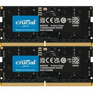 Crucial RAM - 32 GB (2 x 16 GB Kit) - DDR5 4800 SO-DIMM CL40 imagine