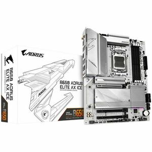 Placa de baza Gigabyte B650 AORUS ELITE AX ICE, Socket AM5, ATX imagine