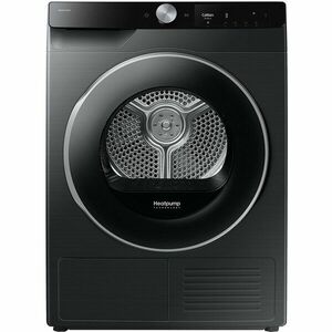 Uscator de rufe Samsung DV90T6240LB/S7, Pompa de caldura, 9 kg, Clasa A+++, Optimal Dry, Air Wash, Wifi SmartThings, AI Control, Negru imagine