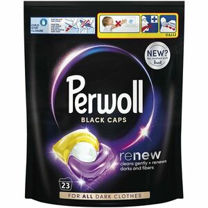 Detergent de rufe capsule Perwoll Renew Black, 23 spalari imagine