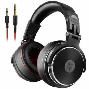 Casca OneOdio Pro50-Black cu fir detasabil, tip over ear, utilizare profesionala, DJ, conectare prin Jack 3.5 mm | Jack 6.35 mm, difuzor 50 mm, impedanta 32 Ohm, negru imagine