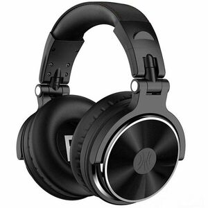 Casca OneOdio Pro10-Black cu fir detasabil, tip over ear, utilizare profesionala, DJ, conectare prin Jack 3.5 mm | Jack 6.35 mm, difuzor 50 mm, impedanta 32 Ohm, negru imagine