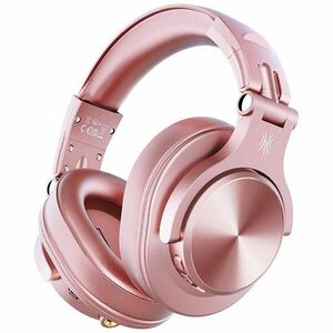 Casca OneOdio Fusion-A70-Pink wireless, cu fir, tip over ear, utilizare multimedia, DJ, conectare prin Bluetooth 5.2 | Jack 3.5 mm | Jack 6.35 mm, difuzor 40 mm, impedanta 32 Ohm, acumulator 650 mAh, roz imagine