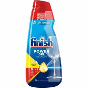 Detergent pentru masina de spalat vase Finish Max Power Gel Lemon, 900 ml imagine