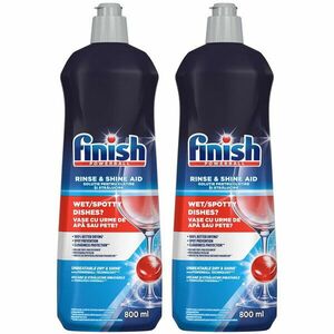 Pachet Solutie de clatire pentru masina de spalat vase Finish, 2x800 ml imagine