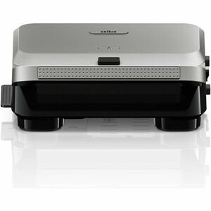 Sandwich-maker BRAUN SM5006, 800W, 2 seturi placi detasabile, invelis antiaderent premium, tava colectare grasime, argintiu-negru imagine