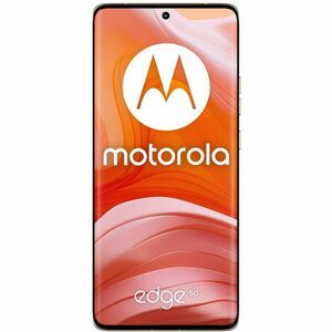 Telefon mobil Motorola Edge 50, Dual SIM, 512GB, 12GB RAM, 5G, Peach Fuzz imagine