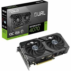 Placa video ASUS GeForce RTX™ 4070 DUAL OC, 12GB GDDR6X, 192-bit imagine