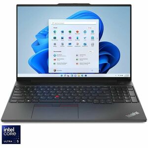 Laptop Lenovo ThinkPad E16 Gen 2 cu procesor Intel® Core™ Ultra 5 125U pana la 4.3 GHz, 16, WUXGA, IPS, 32GB DDR5, 1TB SSD, Intel® Graphics, Windows 11 Pro, Black, 3Y Onsite upgrade imagine