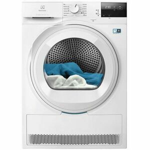 Uscator de rufe Electrolux EW7D283VE, Pompa de caldura, 8 kg, Clasa A++, DelicateCare + Sensicare, Motor Inverter, Iluminare interioara tambur, Usa reversibila, Alb imagine