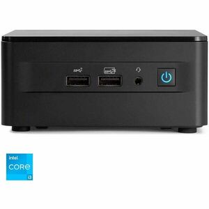 Mini PC Asus NUC 12 Pro Kit NUC12WSHI300002I cu procesor Intel® Core™ i3-1220P pana la 4.40 GHz, fara RAM, fara stocare, Intel® UHD Graphics eligible, No OS, EU cord, Black imagine