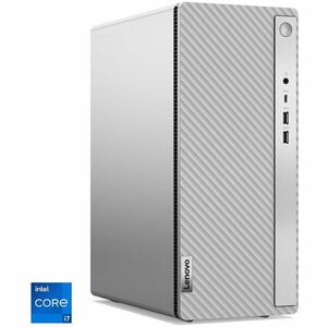 Sistem Lenovo IdeaCentre Tower 14IRR9 cu procesor Intel® Core™ i7-14700 pana la 5.4 GHz, 16GB DDR5, 1TB SSD M.2 2280 PCIe® 4.0x4 NVMe®, Intel® UHD Graphics 770, No OS, Cloud Grey imagine