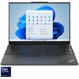 Laptop Lenovo ThinkPad E16 Gen 2 cu procesor Intel® Core™ Ultra 7 155H pana la 4.8GHz, 16 WUXGA, IPS, 16GB RAM DDR5, 1TB SSD, Intel® Arc™ Graphics, Windows® 11 Pro, Black, 3y on-site Premium Care imagine