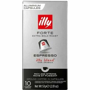 Cafea capsule Illy Espresso Forte, compatibile Nespresso, 10 capsule, 57 gr. imagine