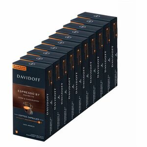 Set 10 x Capsule cafea Davidoff Café Espresso 57 Ristretto, 10 capsule x 5.5g, Compatibil sistem Nespresso imagine