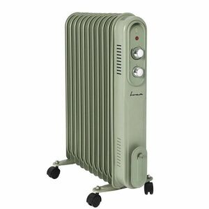 Calorifer electric cu ulei Fram FOH-YR11GR, 11 elementi, 2500 W, 3 setari de temperatura, Termostat ajustabil, Protectie supraincalzire, Verde imagine