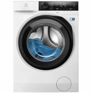 Masina de spalat rufe cu uscator Electrolux Ecoline EW7W4492E, 9 kg spalare, 6 kg uscare, 1400 RPM, LCD, Clase A, Motor Inverter, SteamCare+Sensicare, TimeManager, Alb imagine