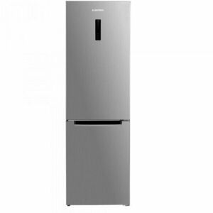 Combina Frigorifica Albatros CNFX495E, 347 L, Full No Frost, Clasa energetica E, Termostat reglabil, H 195 cm, Inox/ Argintiu imagine