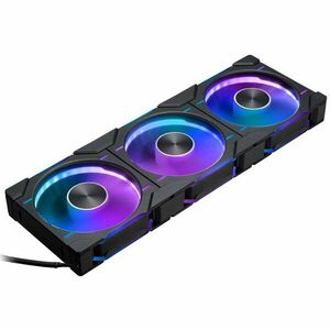 Ventilator / radiator Phanteks D30-120 Reverse RGB PWM 120mm Three Fan Pack Black imagine