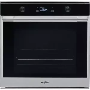 Cuptor incorporabil Whirlpool W7 OM5 4S P, 73l, A+, Maxi Cook, Turbo Grill, Autocuratare pirolitica, Negru/Inox imagine