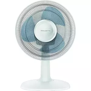 Ventilator de birou ROWENTA Essential+ VU2310F0, 28W, 2 trepte de viteza, compact, Alb imagine