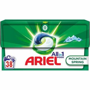 Detergent de rufe capsule Ariel Mountain Spring, 38 spalari imagine