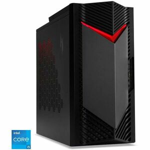 Sistem Gaming Acer Nitro N50-656 cu procesor Intel® Core™ i5-14400F pana la 4.70 GHz, 16GB DDR5, 512GB SSD, NVIDIA® GeForce RTX™ 3050 6GB GDDR6, No OS, Black imagine