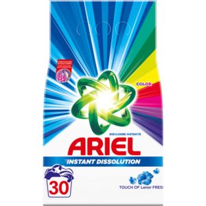 Detergent de rufe pudra Ariel Touch of Lenor Color, 30 spalari imagine