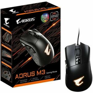 Mouse Gaming Gigabyte AORUS M3, 6400 DPI, USB (Negru) imagine