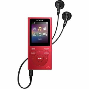 MP4 player SONY Walkman NW-E394LR, 8GB, Casti incluse, Rosu imagine